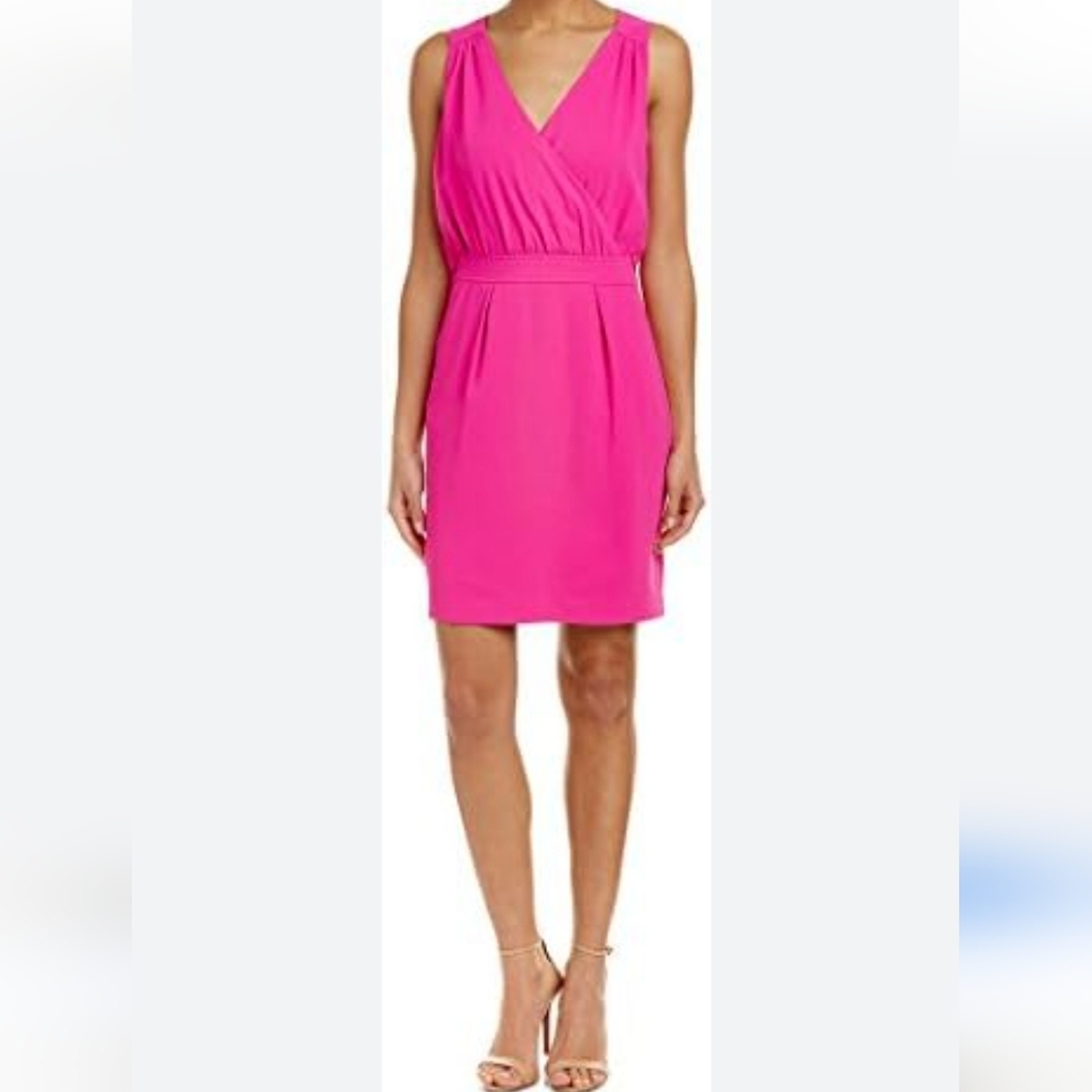 TRINA TURK fushia dress with pockets